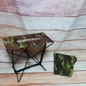 BURTON Camouflage Outdoor Chair with Storage Bag - Picture 1 of 6
