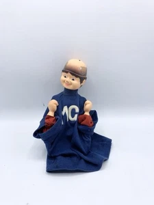 Vintage Boxing Spring Head Man Punching Hand Puppet - AS IS - Picture 1 of 6