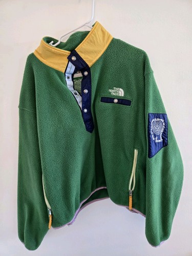 The North Face x Brain Dead 89 Placket Pullover Pile Verde Large L Supreme