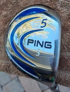 Golf Club PING G5 Wood 3 15  RIGHT H Graphite Regular Flex Original Grip li - Picture 1 of 9