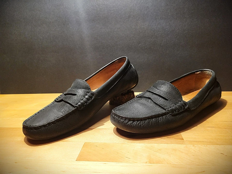 Ralph Lauren Womens Camila Driving Loafer 6.5B Black Leather Classic Casual - Image 1 of 4