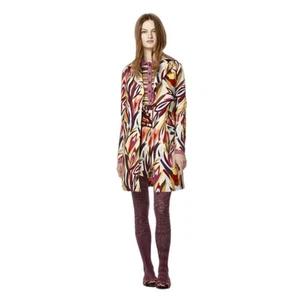 Missoni Blazer Trenchcoat Baumwolle Jacke Mehrfarbig Größe S - Bild 1 von 9