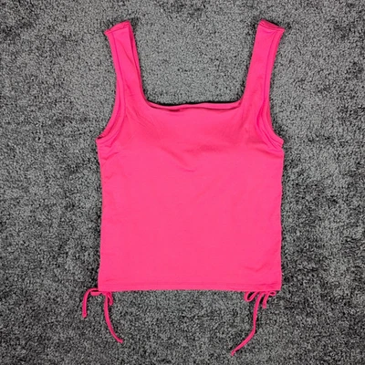 Jessica Simpson Active Knit Top Women's L Pink Built-in Shelf Bra Adjustable - Image 1 of 4