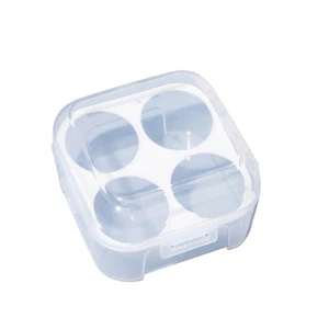 Eierbehälter für 4 Eier– Transparente Box sichere Aufbewahrung Camping, Outdoor - Bild 1 von 6