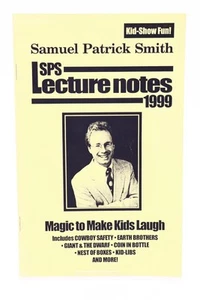 SPS Lecture Notes 1999 Samuel Patrick Smith Magic Trick Book - Picture 1 of 4