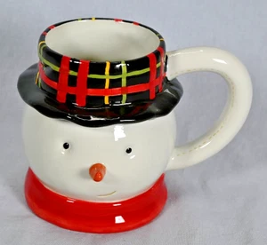 Schneemann 3D Figur Keramik 20 Unzen Weihnachten Becher - Bild 1 von 7