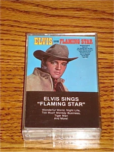 ELVIS SINGS FLAMING STAR CASSETTE - Picture 1 of 3