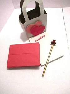 LOT/4 1990's Unused Set of Note Stationery-20 envelopes-Teddy pencil &paper tote - Picture 1 of 5