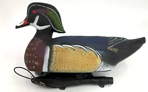 RedHead Reality Series Wood Duck Drake 13.5" Hand Painted Bass Pro Weight EUC - Picture 1 of 8