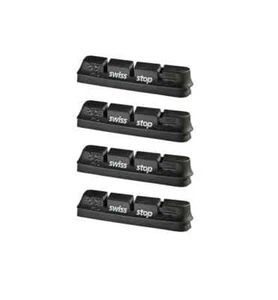 Pastillas de freno SwissStop Race Pro originales negras para Campagnolo 10/11/12 velocidades - Imagen 1 de 2