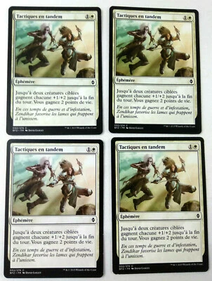 Mtg Magic Playset 4x Tandem Tactics Zendikar Vf Exc Condition - Image 1 of 2
