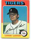 1975 Topps #116 Lerrin Lagrow Vg/Ex Very Good/Excellent Tigers