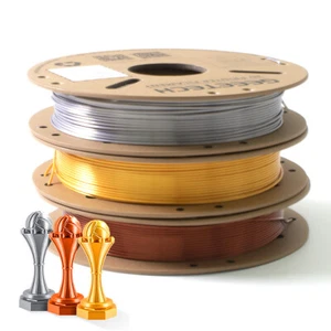 1.5kg Geeetech PLA 3D Printer Filament 1.75mm Shiny Silk Gold&Silver&Copper US - Picture 1 of 7