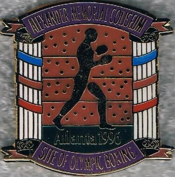 Nice 1996 Atlanta Olympic Boxing Sports Venue Pin - Image 1 of 1