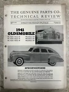 Original 1941 Oldsmobile Technical Review, Series 9 - Imagen 1 de 3