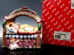 Fitz & Floyd Night Before Christmas Bed Candy Box - Boxed - Picture 1 of 24