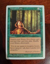 MTG Nature's Lore 5th Edition X 1 MINT/NEAR MINT