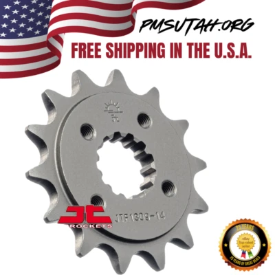 Piñón delantero JT 2012-2025 Honda XR650L XR 650L transmisión por cadena primaria 14T 14 T Foto 1 de 3