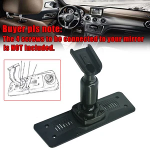 Interior Rear View Mirror Back Plate Panel + Bracket for Car DVR Instead Strap - Picture 1 of 12