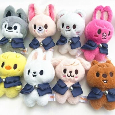 Stray Kids Skzoo 10cm Cartoon Keychain Animals Stuffed Plush Toy Cute Soft Doll