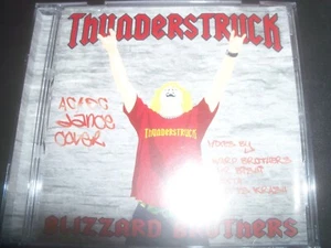 Blizzard Brothers Thunderstruck Remixes CD Single (AC/DC Dance Cover) - Picture 1 of 1