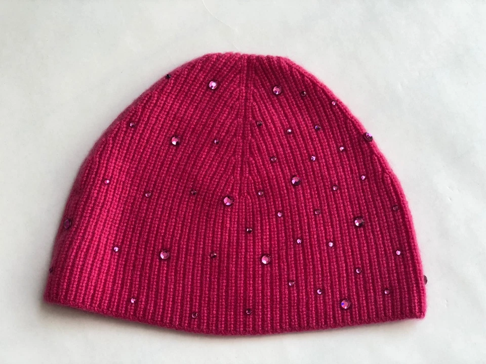 Sombreros William Sharp London acanalados 100 % cachemir adornados - talla única Foto 1 de 1