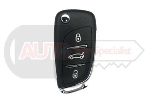 3 Button Flip Remote Key Fob For Citroen C4,DS4 HELLA 433MHZ 6490KF- 5FA010354 - Picture 1 of 1