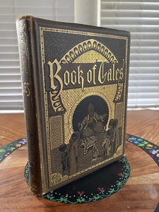 VICTORIAN FINE BINDING 1881 - Golden Book of Tales - Aladdin, Cinderella, Grimm - Bild 1 von 23