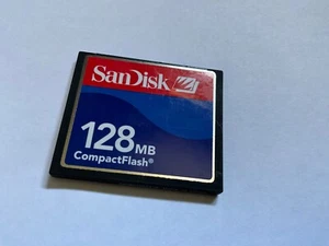 1pcs 128mb Sandisk Compactflash CFI memory card for DSLR CF NIKON CANON - Picture 1 of 2