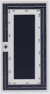 We have for sale a Lighthouse perforation gauge, new - Bild 1 von 2