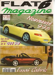 FLAT 6 86 PORSCHE 996 CABRIOLET 911 GT1 911 CARRERA 2.7 TARGA 911 3.2 CLUB SPORT - Imagen 1 de 1