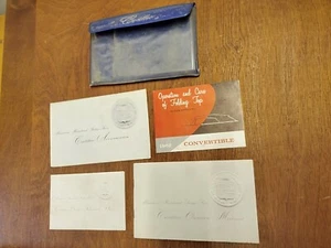 Cadillac Owners Manual And Paperwork For A 1962 Convertible - Picture 1 of 10
