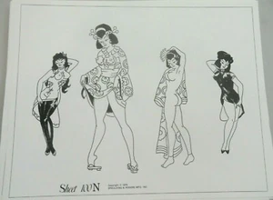 Hoja Flash Tatuaje Spaulding & Rogers 1978 De Colección 100N Sexy Desnudo Geisha Niñas - Imagen 1 de 1
