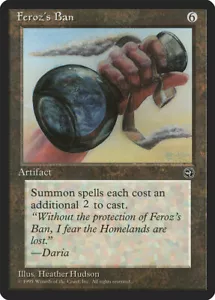 Magic the Gathering (mtg): HML: Feroz's Ban (x 4) - Rare - Picture 1 of 1