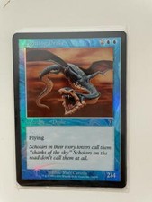 MTG FOIL 7TH EDITION FIGHTING DRAKE NM MAGIC THE GATHERING BLUE COMMON CREATURE
