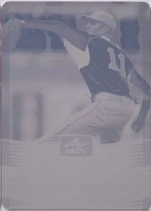 2012 TREVOR BAUER Leaf Draft GOLD National Exclusive Press Plate 1/1 - Picture 1 of 1