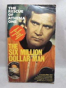 The Six Million Dollar Man The Rescue of Athena One Mike Jahn  P/B 1976 - Picture 1 of 4