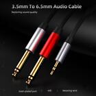 18 35mm Male Jack to 14 635mm Male Splitter Cable Lead Audio