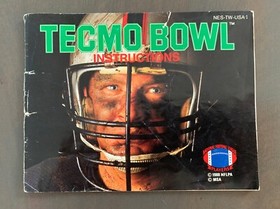 TECMO BOWL NES INSTRUCTION MANUAL