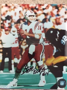 STEVE GROGAN NEW ENGLAND PATRIOTS AUTOGRAPHED SIGNED 8X10 L@@K - Picture 1 of 1