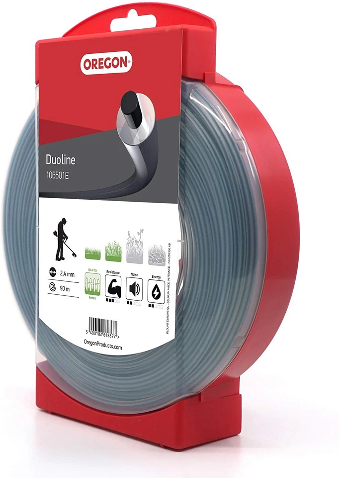 OREGON DUOLINE nylon strimmer trimmer line 2.4mm x 90 m cutting line 106501 NEW - Image 1 of 4