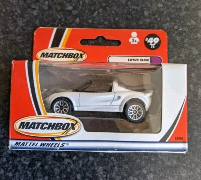 Matchbox 92990  #49 Lotus Elise - White - Image 1 of 3