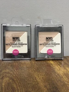 Pack of 2 N.Y.C. Smooth & Natural Matte Powder Foundation 0228 Free Shipping - Picture 1 of 7