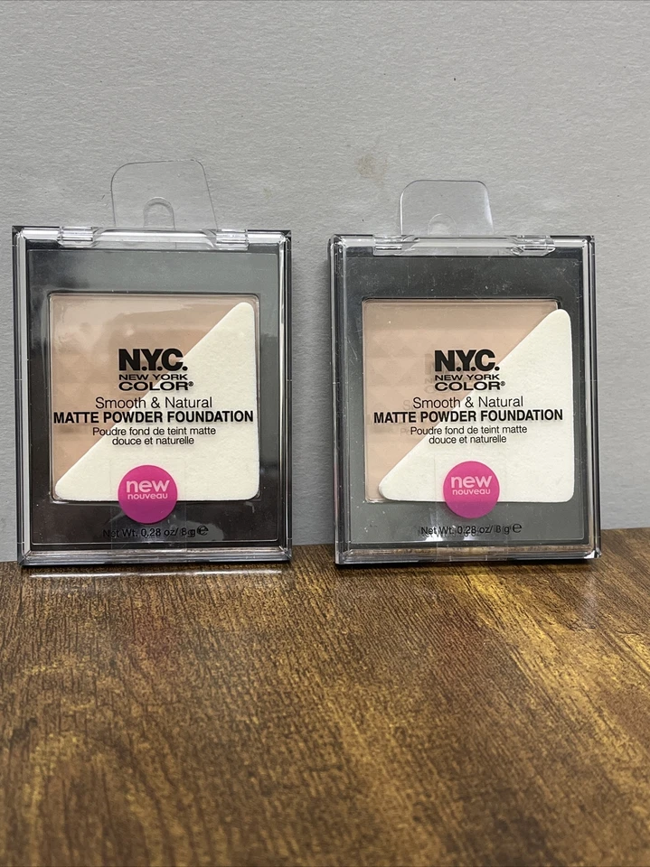 Pack of 2 N.Y.C. Smooth & Natural Matte Powder Foundation 0228 Free Shipping - Image 1 of 4