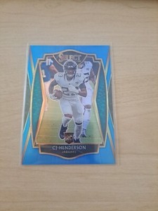 2020 Panini Select - Premier Level Light Blue Prizm #189 CJ Henderson /99 (RC)