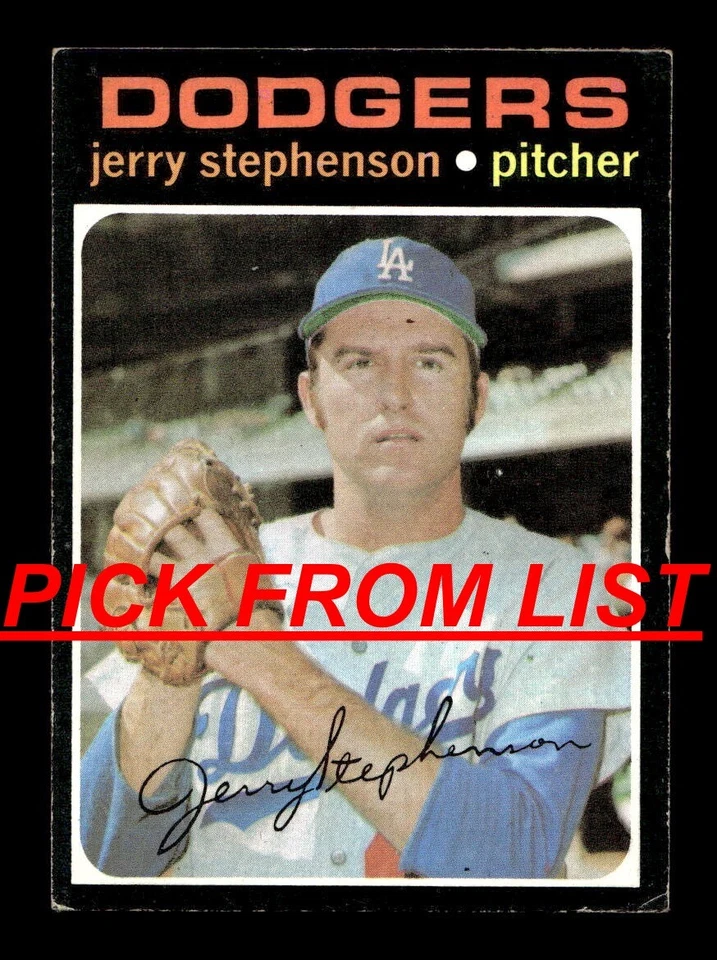 1971 Topps 200-523 VG-EX Pick From List All PICTURED rr4 - Image 1 of 1