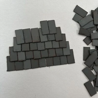 Dolls House 1:24th Scale Styrene Model Roof Tiles 6 Colours 250/500/750/1000 - Image 1 of 4