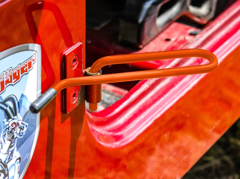 Par de reposapiés estacionarios naranja florente para Jeep CJ7 1976-1986 Steinjager Foto 1 de 1