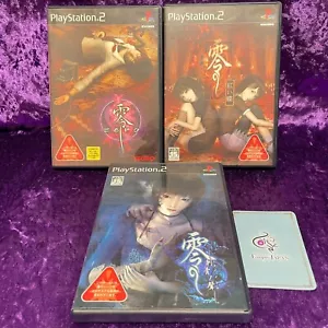 Lot 3 PS2 Zero Fatal Frame Crimson Butterfly The Tormented set games From Japan - Picture 1 of 11