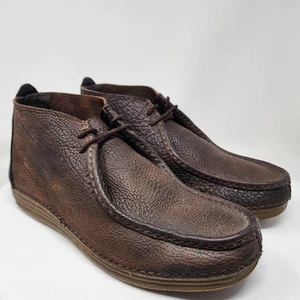 Tony Lama Walnut Forge Bison Chukka Stiefel Herren 13D Braun Leder Mokassinnaht CAV0902 - Bild 1 von 14